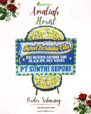 Papan Bunga Duka di Idi Tunong